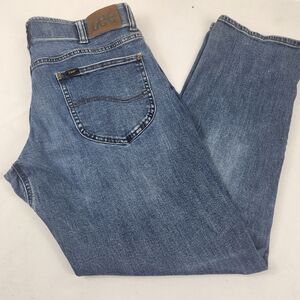 Lee Extreme Motion Mens 34x32 Athletic Fit Medium Wash Blue Jeans